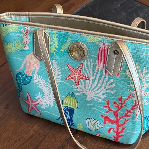 Spartina 449 Golden Mermaid Shoulder bag and wallet - Picture 2 of 5